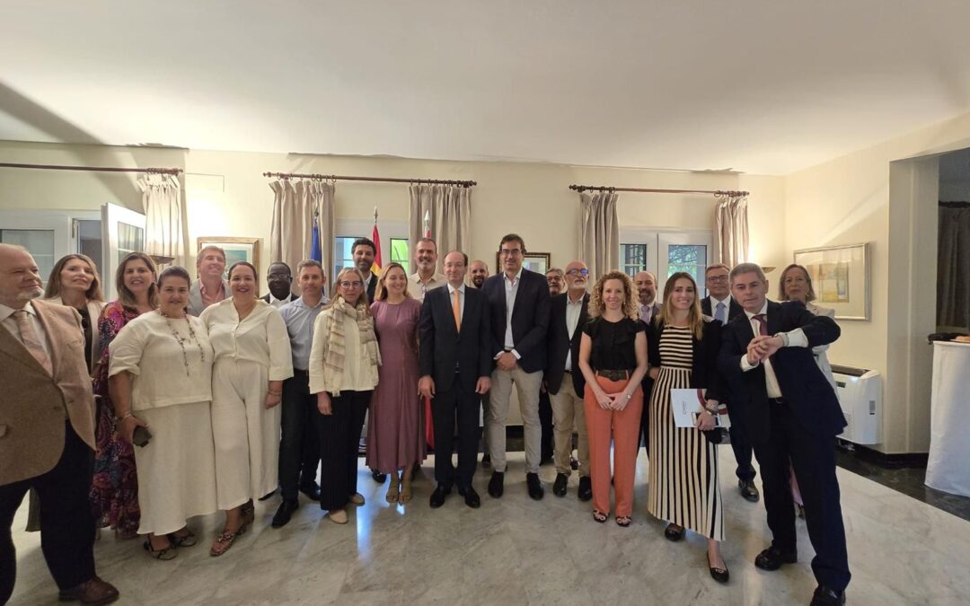 Rencontre institutionnelle à la résidence de l’Ambassadeur d’Espagne en Mauritanie